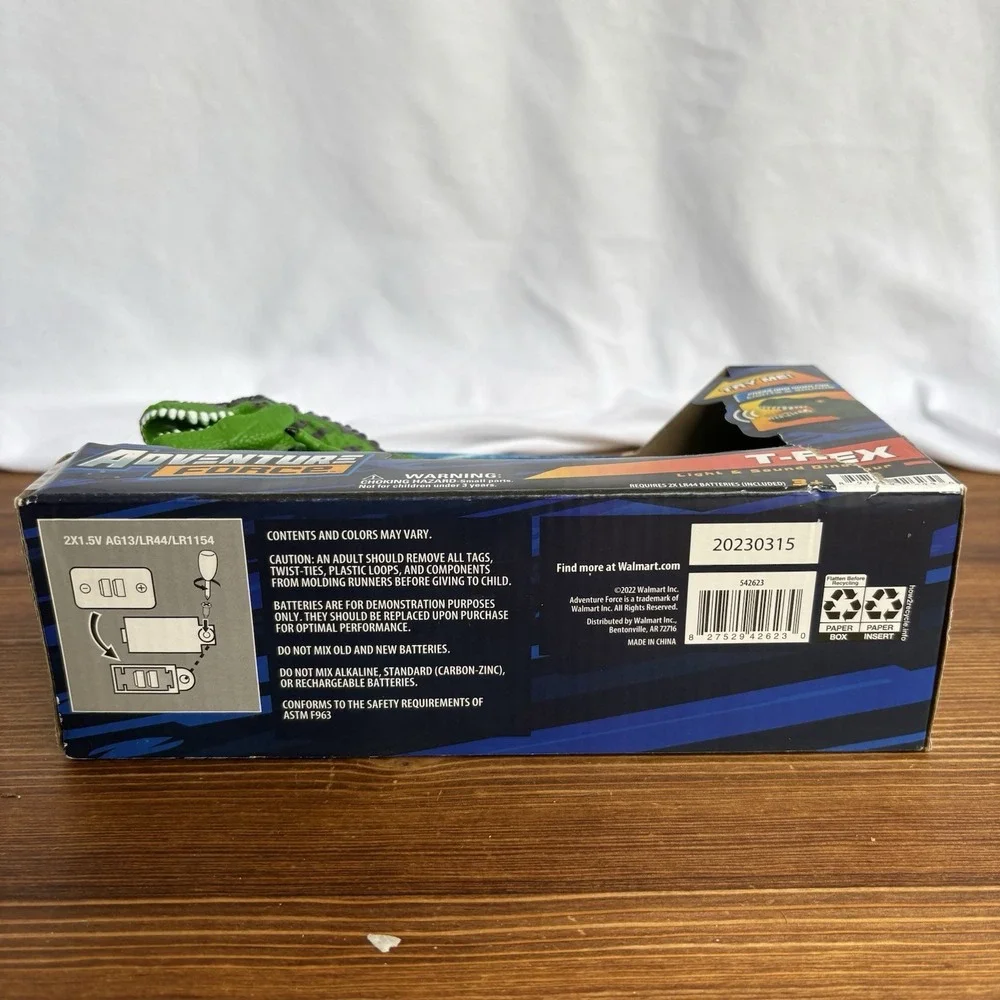 Adventure Force T-Rex Light & Sound Dinosaur Toy Figure New in Box‎ Green